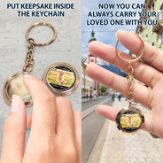 Custom Photo I'm Always With You Pet Memorial - Personalized Keepsake Keychain