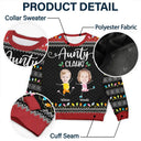 Custom Photo Papa Claus Nana Mama Dada - Personalized Unisex Ugly Sweater