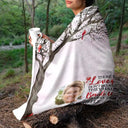 Memorial, Family - Custom Photo I'm Always With You Memorial - Personalized Fleece Blanket, Sherpa Blanket
