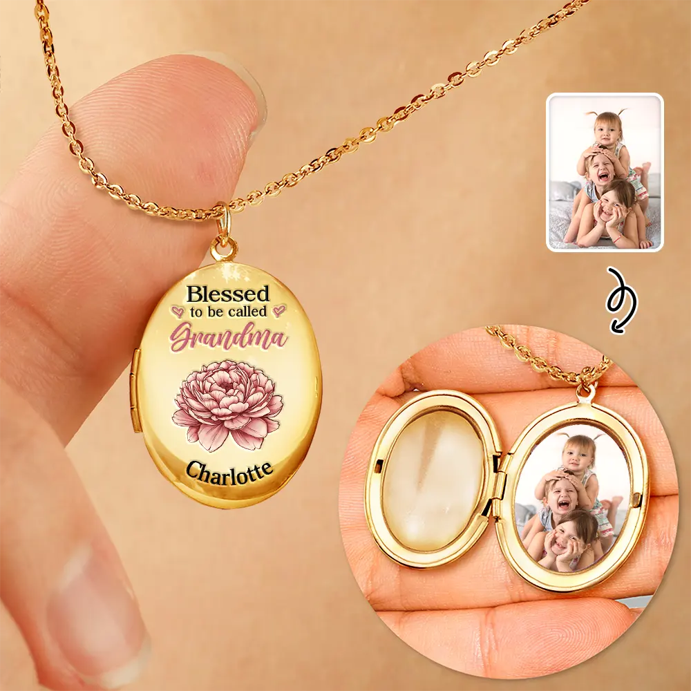 Grandma locket necklace online