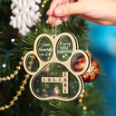Pet Lovers, Dog Lovers, Cat Lovers -  Dog Cat Furry Little Christmas Crossword Scrabble - Personalized 2-Layered Mix Ornament