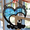 Pet Lovers,Memorial,Sad - Pet Memorial My Hardest Goodbye Dog Cat - Personalized Window Hanging Suncatcher Ornament