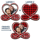 Gift For Couples - Custom Photo Drive Safe Husband Love From Wife - Personalized Custom Shaped Car Visor Clip