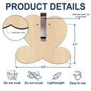 Conduisez prudemment, je t'aime à mon mari de la part de ma femme, couple - Clip de pare-soleil de voiture personnalisé