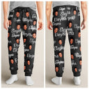 Gift For Couples, Gift For Husband - Custom Photo And Name Of Wife For Husband - Personalized Pajama Pants
