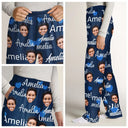 Gift For Couples, Gift For Husband - Custom Photo And Name Of Wife For Husband - Personalized Pajama Pants
