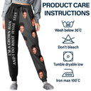 Gift For Couples, Gift For Husband - Custom Photo For Husband Grown Man Do What Wife Said - Personalized Pajama Pants