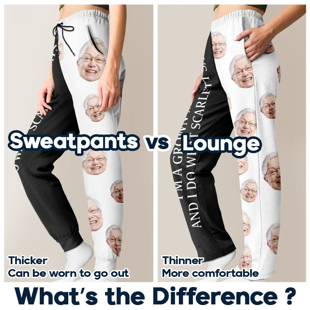 Gift For Couples, Gift For Husband - Custom Photo For Husband Grown Man Do What Wife Said - Personalized Pajama Pants