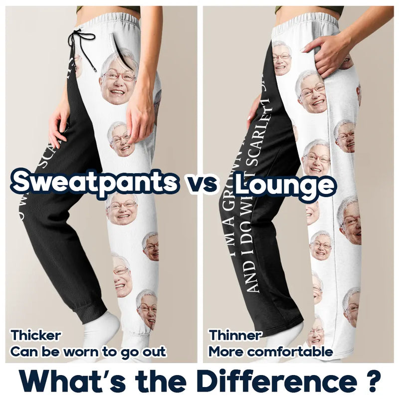 Gift For Couples, Gift For Husband - Custom Photo For Husband Grown Man Do What Wife Said - Personalized Pajama Pants