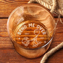 Gift For Couples, Gift For Husband, Gift For Boyfriend - Couple Bend Me Over I Mean I Love You Husband Wife - Personalized Engraved Whiskey Glass
