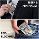 Memorial,Custom Photo,Sad - Custom Photo I Will Carry You Until I Can See You Again - Personalized Card Wallet With Money Clip