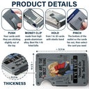 Gift For Couples, Gift For Husband, Gift For Boyfriend - Kissing Couple Best Thing Found On The Internet - Personalized Card Wallet With Money Clip