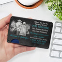Gift For Couples, Gift For Husband, Old Couples - Couple When We Get To The End Of Our Lives Together - Personalized Card Wallet With Money Clip