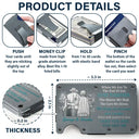 Couple When We Get To The End Of Our Lives Together - Personalized Card Wallet With Money Clip