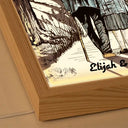 Gift For Couples, Old Couples, Gift For Husband, Gift For Wife - Couple When We Get To The End Of Our Lives Together - Personalized Light Up Picture Frame
