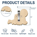 Custom Photo Outline Couple Drive Safe I Freaking Love You - Personalized Custom Shaped Car Visor Clip