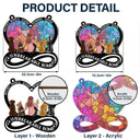 Dog Mom,Dog Lovers - A Woman And Her Dog Unbreakable Bond - Personalized Window Hanging Suncatcher Ornament