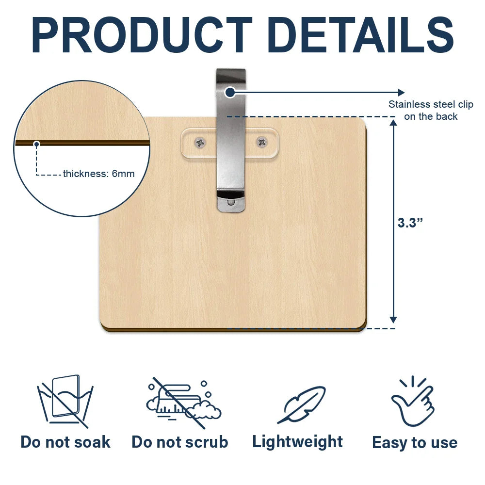 Expecting Dad,Gift For Husband,Custom Photo,Love - Custom Photo Drive Safe I Need You Here With Me - Personalized Custom Shaped Car Visor Clip