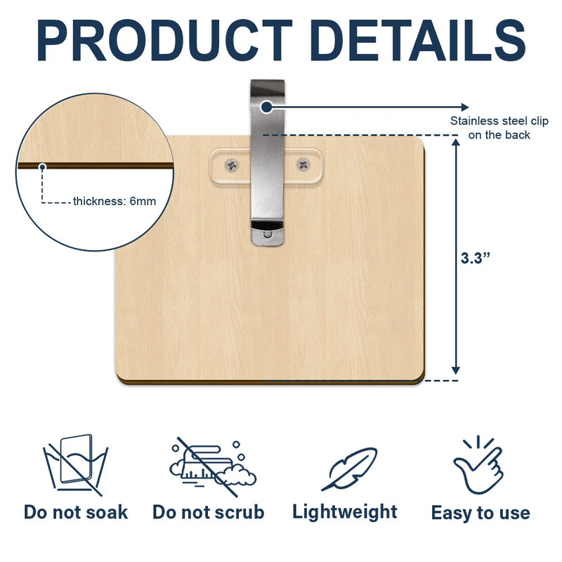 Expecting Dad,Gift For Husband,Custom Photo,Love - Custom Photo Drive Safe I Need You Here With Me - Personalized Custom Shaped Car Visor Clip