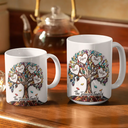 Gift For Yourself,Gift For Mother - I Shook My Family Tree - 3D Inflated Effect Printed, Personalized White Edge-to-Edge Mug