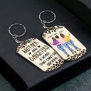 Mère et fille, un lien indéfectible - Cadeau pour maman, mère, grand-mère - Porte-clés personnalisé en aluminium