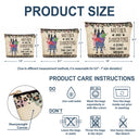 Mother & Daughter A Bond That Can't Be Broken - Gift For Mom, Mother, Grandma - Personalized Cosmetic Bag