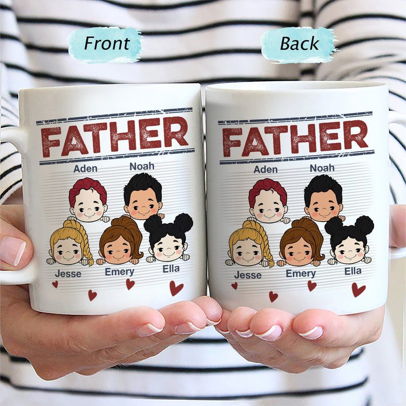 Nana Papa Mommy Daddy - Cadeau amusant pour papa, maman, grand-mère, grand-père - Tasse personnalisée