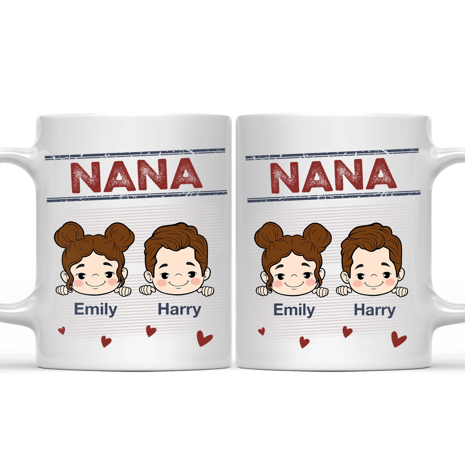 Nana Papa Mommy Daddy - Funny Gift For Dad, Mom, Grandma, Grandpa - Personalized Mug