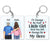 Always Be Your Little Girl - Gift For Dad, Father, Grandpa - Personalized Acrylic Keychain
