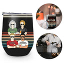 Proud Mother Of A Few Kids - Funny Gift For Mom, Mother, Grandma - Personalized Wine Tumbler