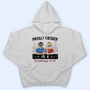 Fier père de quelques enfants - Cadeau pour papa, père, grand-père - T-shirt personnalisé