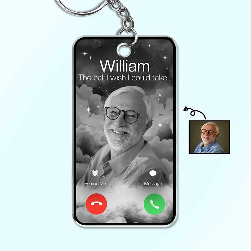 Custom Photo The Call I Wish - Memorial Gift For Family, Dad, Mom, Gra ...