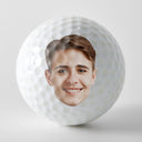 Custom Photo Always Wash Your Balls - Gift For Dad, Father, Grandpa, Golfer, Golf Lover - Personalized Golf Ball