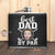 Custom Photo Best Dad By Par - Gift For Dad, Father, Grandpa, Golfer, Golf Lover - Personalized Hip Flask