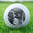 Custom Photo New Golfing Buddy - Pregnancy Announcement Gift For Dad, New Dad, New Parents, Golf Lover - Personalized Golf Ball