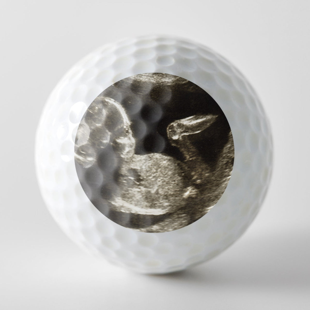 Custom Photo New Golfing Buddy - Pregnancy Announcement Gift For Dad, New Dad, New Parents, Golf Lover - Personalized Golf Ball