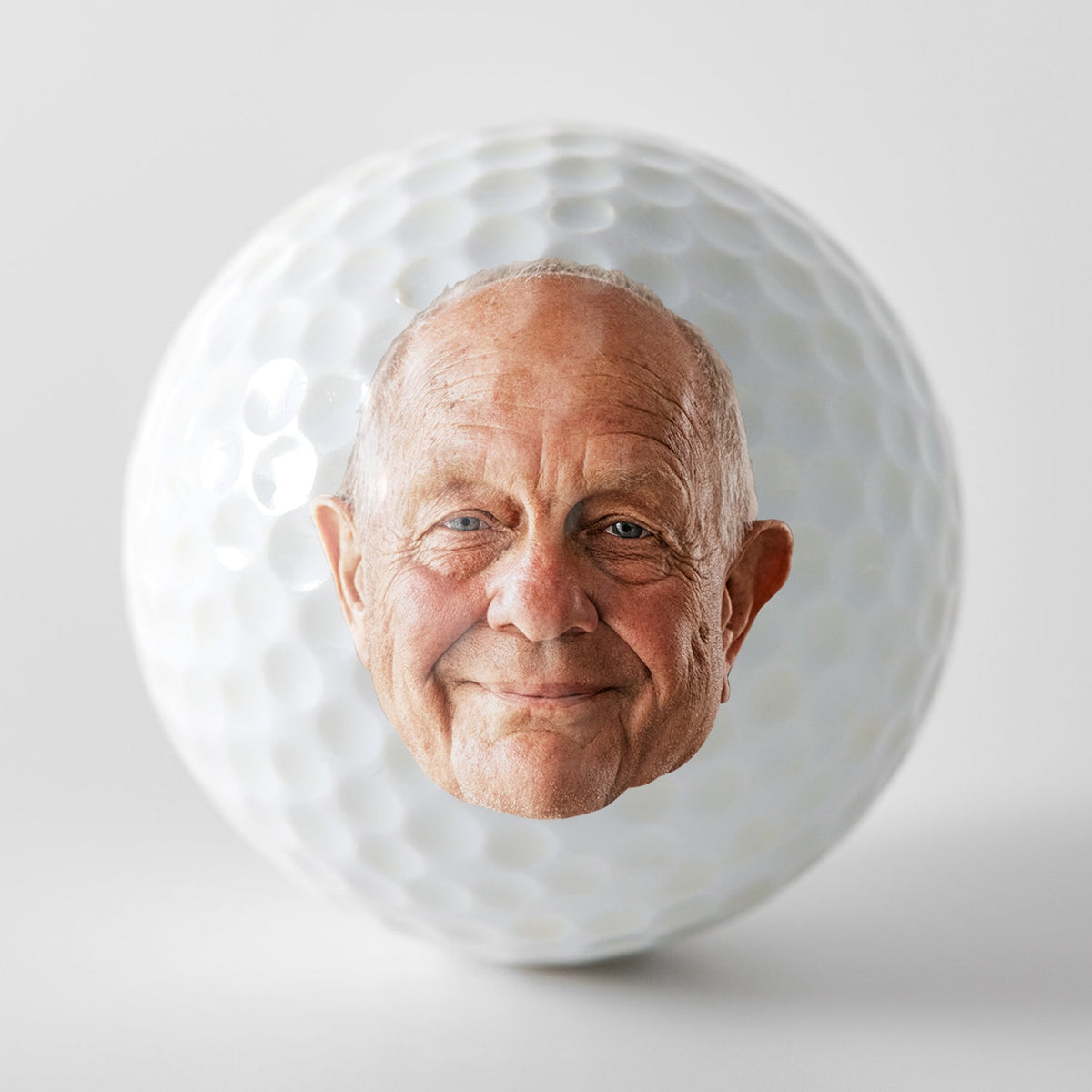 Photo personnalisée Je ne suis pas à la retraite - Cadeau pour papa, père, grand-père, golfeur, amateur de golf - Balle de golf personnalisée
