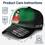 Nice Shot I Love Golf - Gift For Dad, Father, Grandpa, Golfer, Golf Lover - Personalized Classic Cap