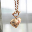 Photo personnalisée « Je suis une fille fière » - Cadeau commémoratif pour femmes, filles, maman, papa - Bracelet cœur personnalisé