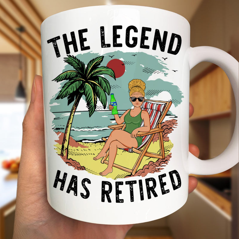 The Legend Has Retired Weekly Schedule - Personalized Mug