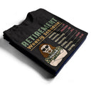 Retirement Weekly Schedule - Personalized T Shirt