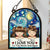 Chibi Grandkids Love You To The Moon And Back - Personalized Window Hanging Suncatcher Ornament
