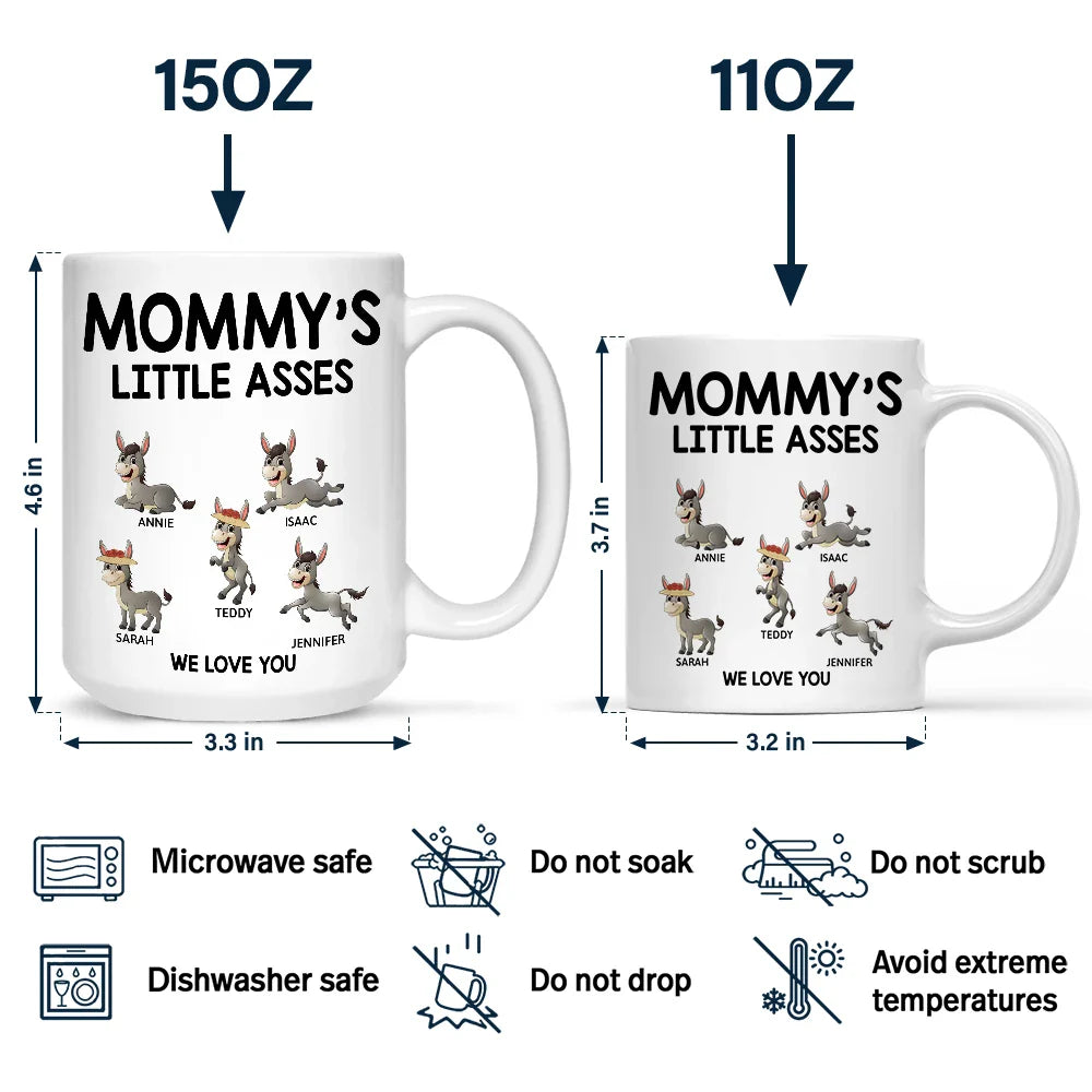 Papa's Little Donkeys - Personalized Mug