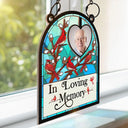 Custom Photo I'm Always With You Memorial Bird - Personalized Window Hanging Suncatcher Ornament