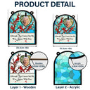 Custom Photo I'm Always With You Memorial Bird - Personalized Window Hanging Suncatcher Ornament