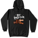 Best Dad Ever Pet And Kid Hand Punch Colorful - Personalized T Shirt
