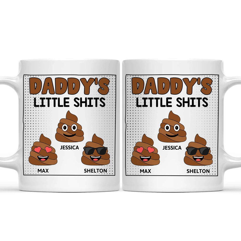 Daddy's Little Poops - Personalized Mug