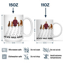 Never Walk Alone Dog Cat - Personalized Mug