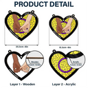 Love Is Love Pride - Personalized Window Hanging Suncatcher Ornament