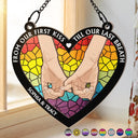 From Our First Kiss Till Our Last Breath Pride - Personalized Window Hanging Suncatcher Ornament